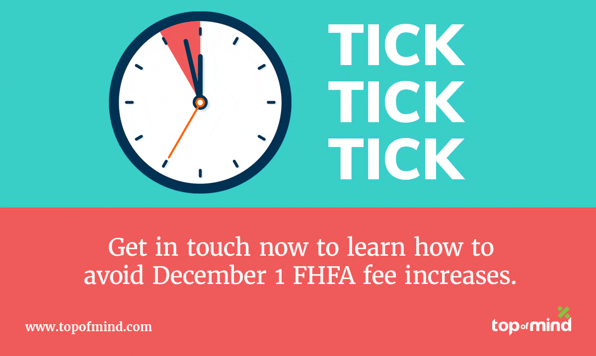 FHFA Fee Increases