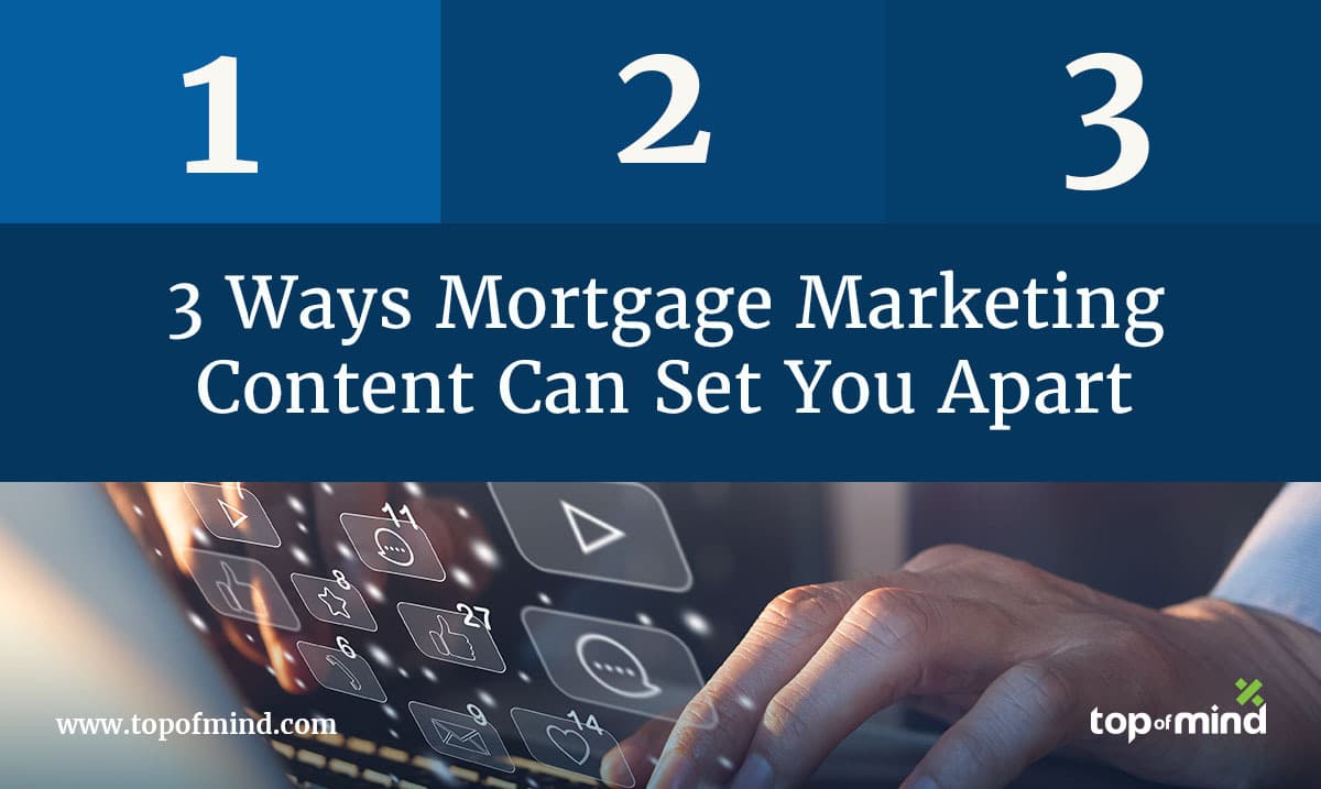 mortgage marketing content